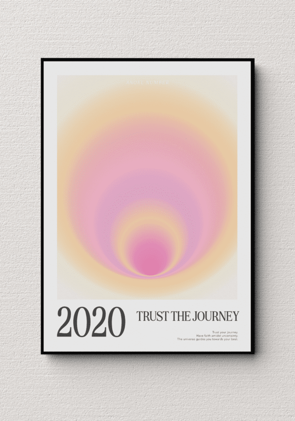 Plakat z Anielską Liczbą 2020